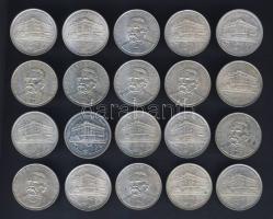 1993-94. 200Ft Ag "Deák" + "MNB" (20x) T:vegyes