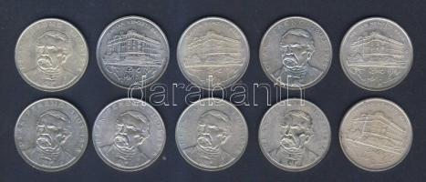 1993-94. 200Ft Ag "Deák" + "MNB" (10x) T:vegyes