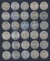 1993-94. 200Ft Ag "Deák" + "MNB" (30x) T:vegyes