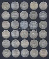 1993-94. 200Ft Ag "Deák" + "MNB" (30x) T:vegyes