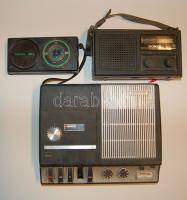 Kis rádiótétel: osztrák Horniphon 9115 kazettás magnó + szovjet Szokol 404 rádió + szovjet Signal 304 rádió (órás)