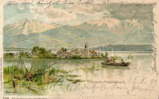 1899 Fraueninsel im Chiemsee litho (pinhole)