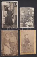 Nagy fotótétel, benne: keményhátú, esküvői, portrék, stb. közel 100 db