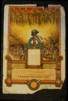 cca 1940 Hősi halotti oklevél s: Haranghy viseltes állapotban / Warrant for death on the field, damaged