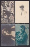 31 db jó minőségű, régi, női témájú lap / 31 Ladies cards