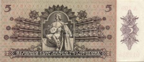 1939 5P (5x) egymás utáni sorszámokkal T:I, I-