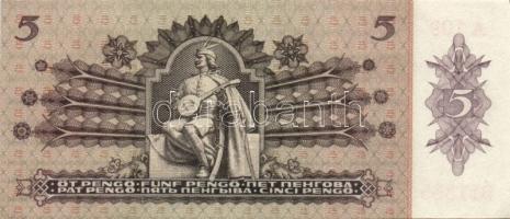 1939 5P (5x) egymás utáni sorszámokkal T:I, I-