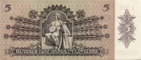 1939 5P (5x) egymás utáni sorszámokkal T:I, I-