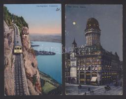 40 db régi Svájc képeslap / 40 Switzerland