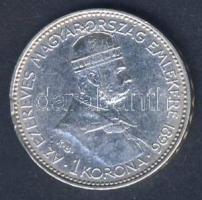 1896. 1K Ag "Millenium" T:3 kis ph.