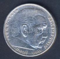 Német 3. Birodalom 1936A 5M Ag "Hindenburg" T:3+