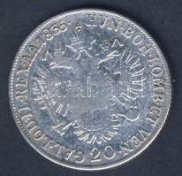 1835B. 20Kr ezüst T:3/4+