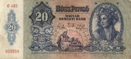 1930-45. 10P (2x), 20P(2x), 50P (2x), 100P (2x),1000P T:III+,III