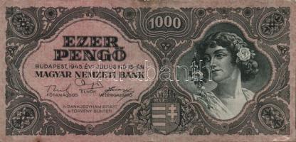 1930-45. 10P (2x), 20P(2x), 50P (2x), 100P (2x),1000P T:III+,III