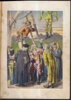 cca 1890 2 db német nyelvű meséskönyv, egyikben litho képekkel / 2 German tale-book, one with litho ...