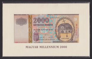 2000 2000Ft "Millenium" T:I Eredeti bontatlan díszcsomagolásban!