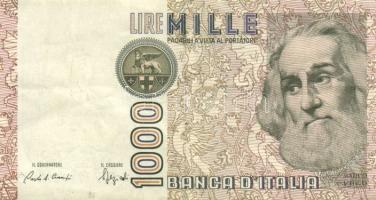 Olaszország 1982. 1000L (2x) + 1992. 1000L T:II,III