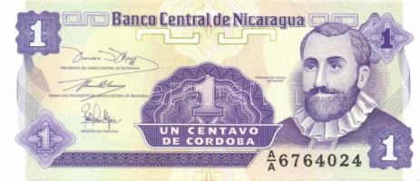 Nikaragua 4klf modern bankjegy T:I + Peru 5klf modern bankjegy T:I