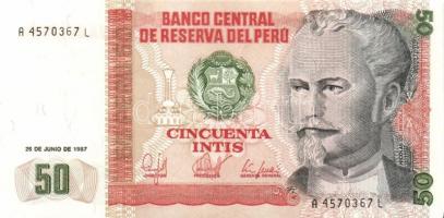 Nikaragua 4klf modern bankjegy T:I + Peru 5klf modern bankjegy T:I