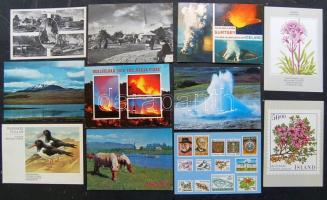 314 db képeslap a Faröer-szigetekről, Grönlandról, Izlandról és az alandi szigetállamokból, közte jó bérmentesítésekkel