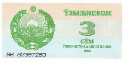 Üzbegisztán 9db klf modern bankjegy T:I