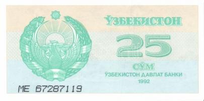 Üzbegisztán 9db klf modern bankjegy T:I