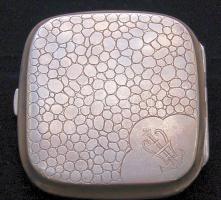 Antik ezüst (Ag) cigarettatárca 88,3gr