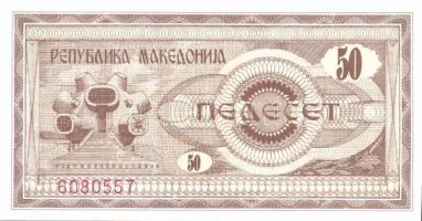 Makedónia 1992. 10D, 25D, 50D T:I + Moldova 1994. 1L + Jugoszlávia 6klf bankjegy T:I