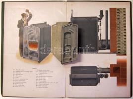 cca 1920 Lollar Standard Boilers kazán katalógus kihajtható ábrákkal / boiler catalogue