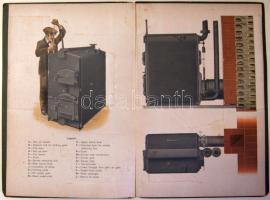 cca 1920 Lollar Standard Boilers kazán katalógus kihajtható ábrákkal / boiler catalogue