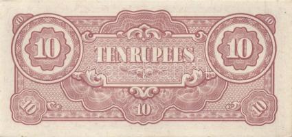 Ázsia-Óceánia/japán megszállás/II.vh. 1940-es évek 9db (8klf) bankjegy T:I,II,III+