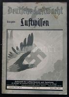 1937 Deutsche Luftwacht náci repülős lap / Nazi airforce magazine