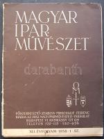1938 Magyar Iparművészet c. lap számos képpel jó állapotban