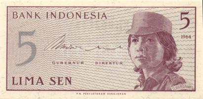 Indonézia 8db klf modern bankjegy T:I