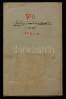 cca 1915 Szerbia és Montenegró térkép / map os Serbia and Montenegro 90x80 cm