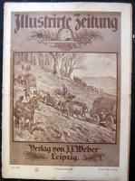 1918 Az Illustrierte Zeitung 17 db háborús száma rengeteg nagyméretű, érdekes képpel a háború híreiv...