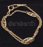 Aranyozott ezüst óralánc 8,4gr