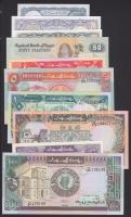 Egyiptom 4klf modern bankjegy + Szudán 6klf modern bankjegy T:I