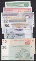 Burundi 4klf modern bankjegy + Kongó 5 klf modern bankjegy T:I