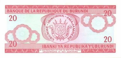 Burundi 4klf modern bankjegy + Kongó 5 klf modern bankjegy T:I