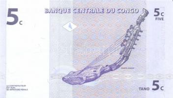 Burundi 4klf modern bankjegy + Kongó 5 klf modern bankjegy T:I