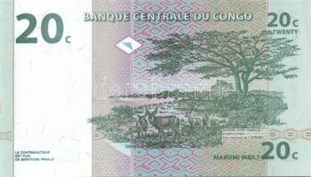 Burundi 4klf modern bankjegy + Kongó 5 klf modern bankjegy T:I