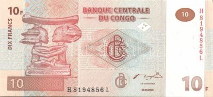 Burundi 4klf modern bankjegy + Kongó 5 klf modern bankjegy T:I