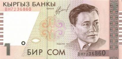 Kirgizisztán 8db (5klf) modern bankjegy T:I