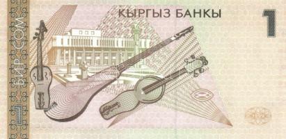 Kirgizisztán 8db (5klf) modern bankjegy T:I