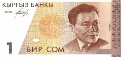 Kirgizisztán 8db (5klf) modern bankjegy T:I