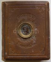 cca 1880 Goethe`s Frauengestatten dekoratív album 20 db keményhátú képpel Goethe nőalakjaival