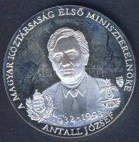 1993 "Antall József" ffém emlékérem. Szign.: Bozó T:PP