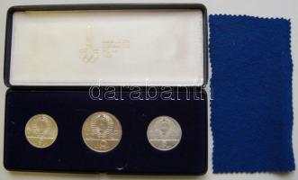 Szovjetunió 1980 "Moszkvai Olimpia/ Moscow Olympic games"  Ag 10R, 5R (2x) díszdobozban T:...