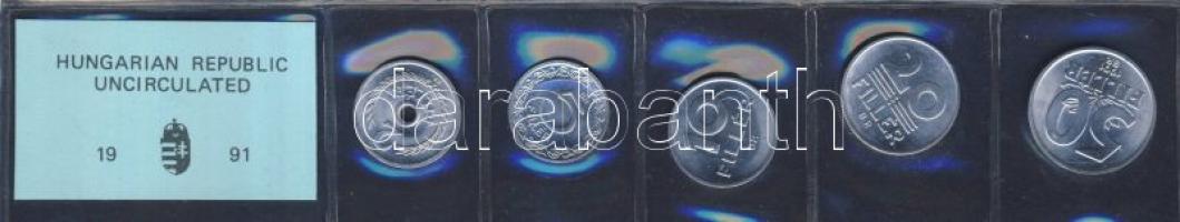 1991 2f-50f (5klf db) forgalmi sor szettben T:BU